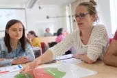 Montessori 6-12 diploma course students
