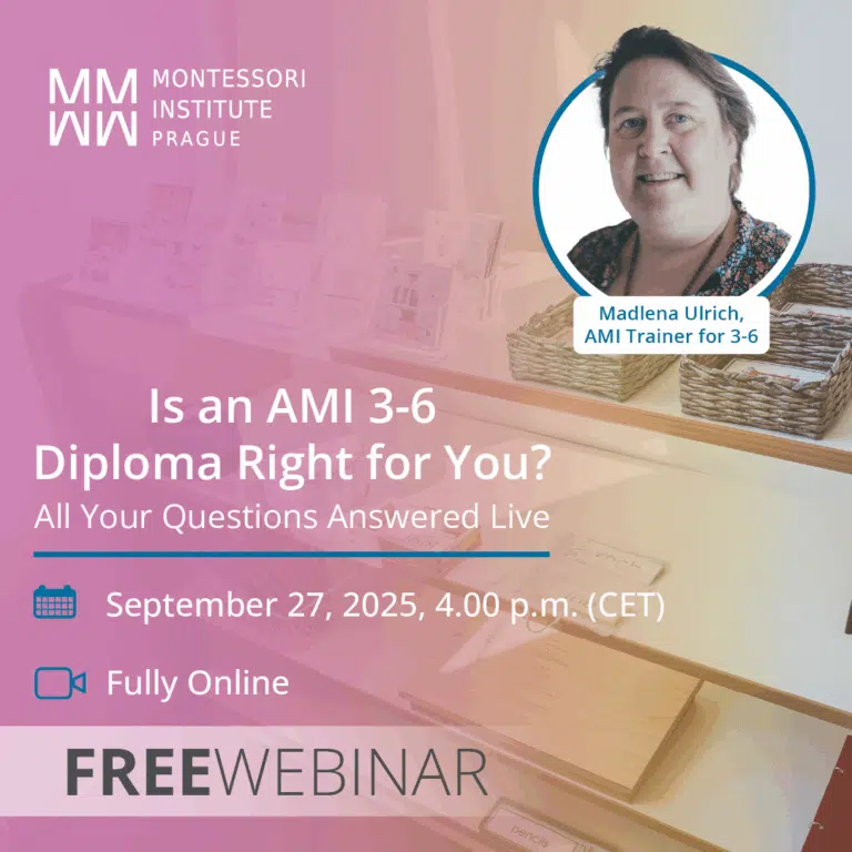 Free webinar: Is an AMI 3-6 Diploma Right for You? All Your Questions Answered Live
