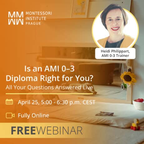 Free webinar: Is an AMI 0-3 Diploma Right for You? All Your Questions Answered Live