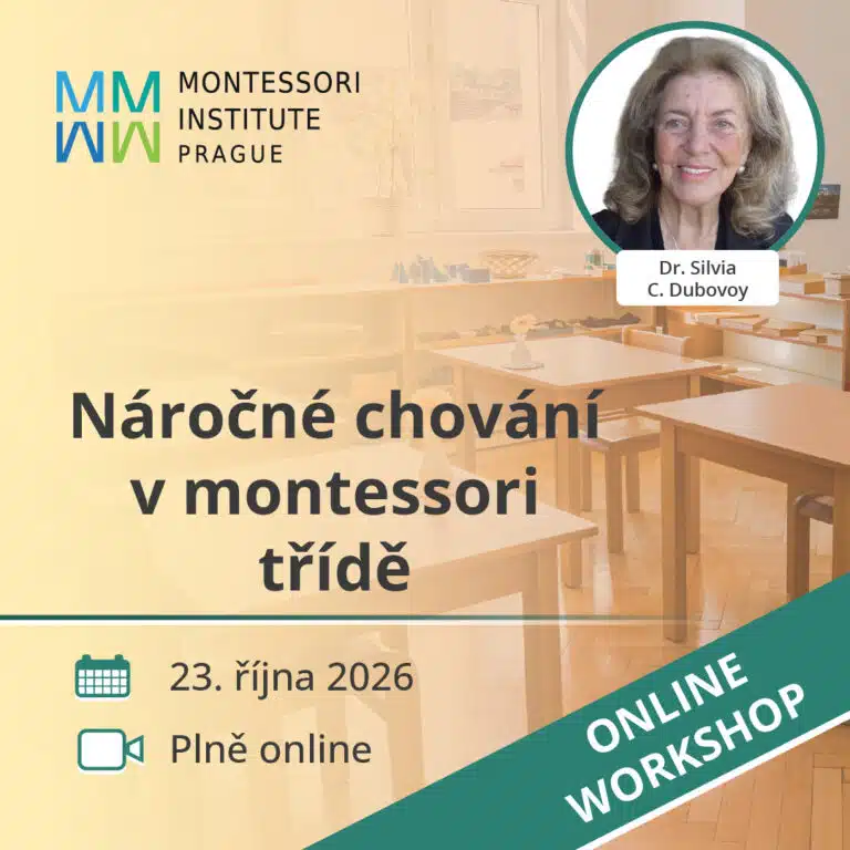 Náročné chování v&nbsp;montessori třídě, online workshop s&nbsp;Dr. Silvií C. Dubovoy, 23. října 2026
