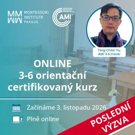AMI Certifikované orientační kurzy 3-6 montessori tříd